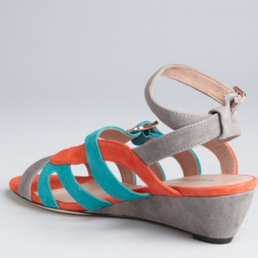 Rebecca Minkoff Suede Wedge Sandals - Picture 7 of 10